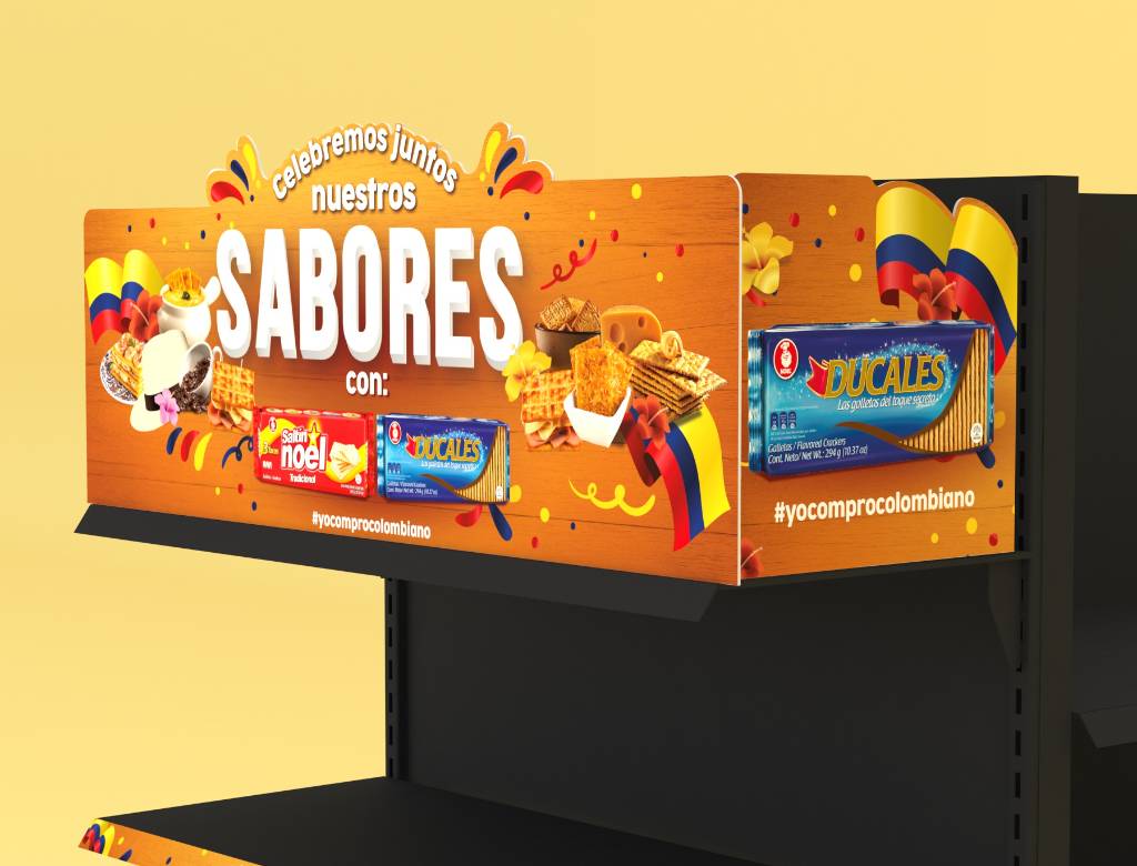 PUNTA DE GONDOLA OLA TRICOLOR